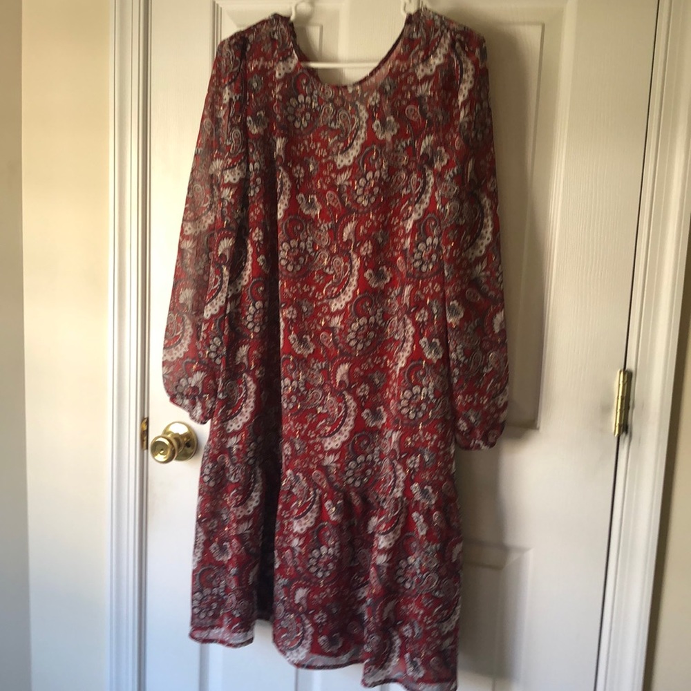 LOFT Tunic Dress; size Large; NWT